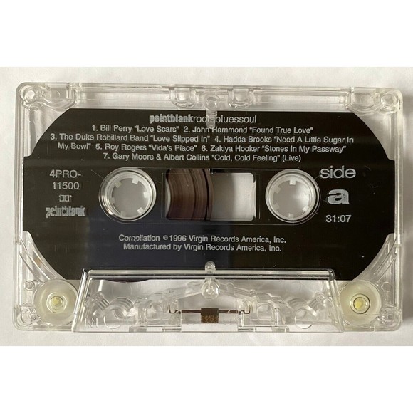 Pointblank Blues Roots Soul  1996 Promo Cassette Tape 4PRO-1150 Tested and Works - Picture 4 of 10